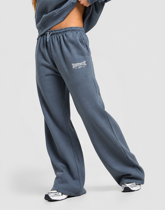 Reebok Identity Small Logo Fleece Wide Leg sweatpants