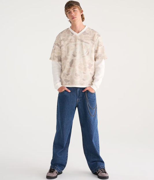 Aeropostale Super Baggy Jeans  Dark Wash