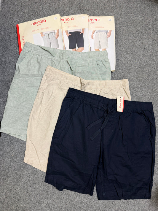 Premium Linen Blend Shorts by Esmara Men